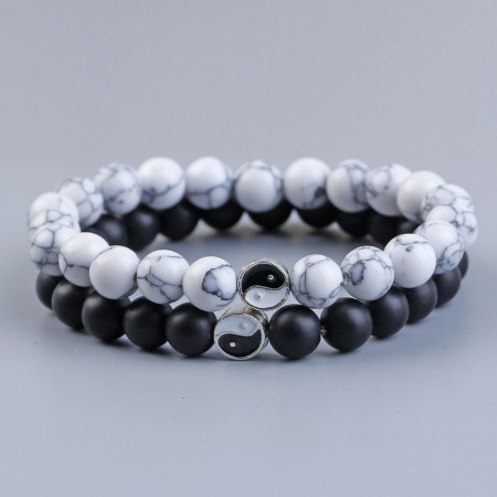 Парный браслет Инь Янь